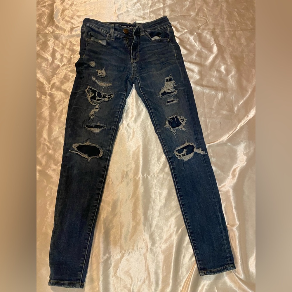American Eagle mid rise jeans size 2